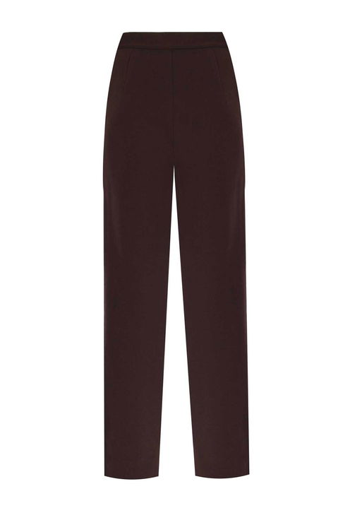 Regular Fit Kahverengi Kadın Pantolon - 4